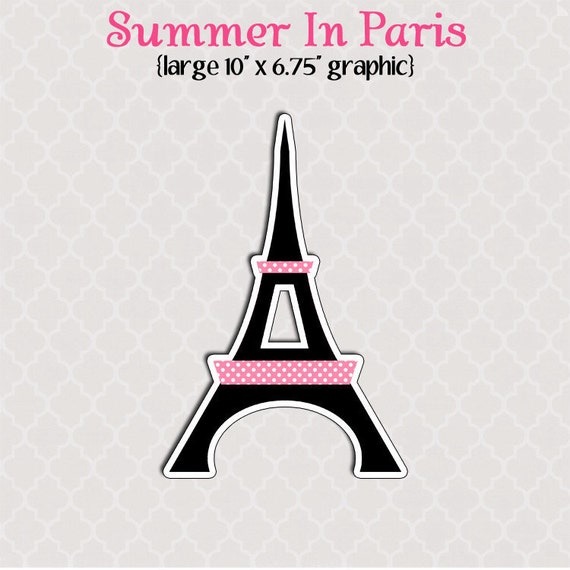 Large Printable Eiffel Tower Graphic Cut Out - Summer In Paris Party Collection Il_570xn