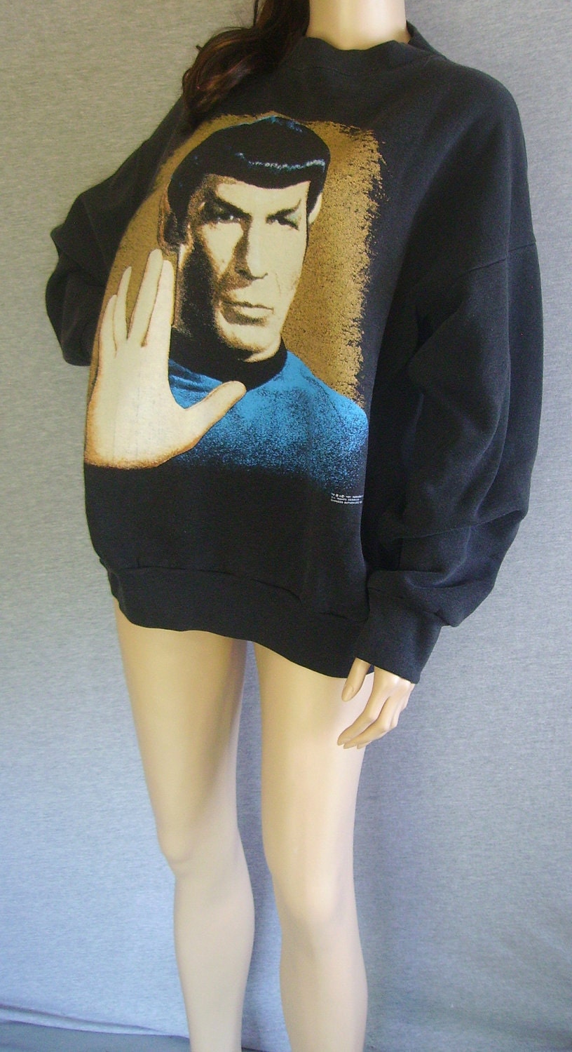 Vintage Spock Sweater Large / Spock Shirt Large / Star Trek