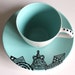 Mouse Party teacup and saucer