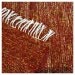 Handmade Rag Rug - Rust and Yellow Gold - 24" x 36" (Reserved)