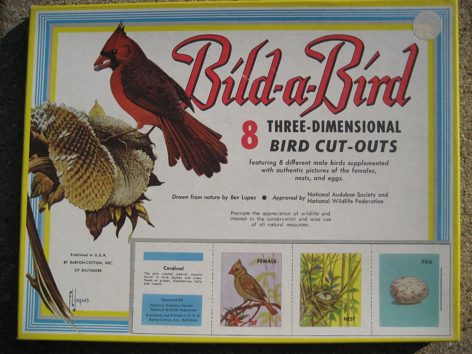 Vintage Bildabird 3D Paper Model Kit