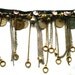 Tribal Necklace with Sequins, Coins & Chains. Tribal Fusion Belly Dance Ethnic Jewelry.