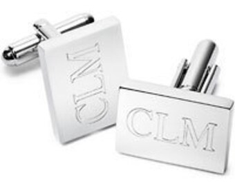 Graduation Gift - Monogram Cufflinks for Him