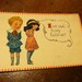 S A L E 50% OFF Vintage 1910s funny postcard "I isn't mad, I's only foolin' - see"