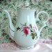 Vintage Rose Teapot Tea Pot Shabby Cottage Chic