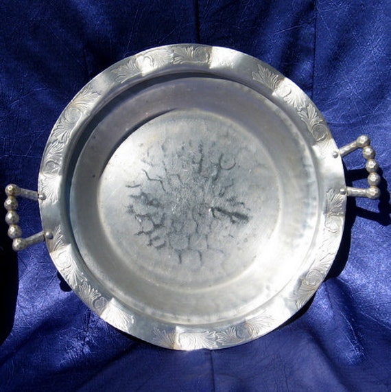 Vintage Retro Everlast Aluminum Serving Tray/ Platter