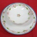 Nippon hand-painted bowl attached onto dish