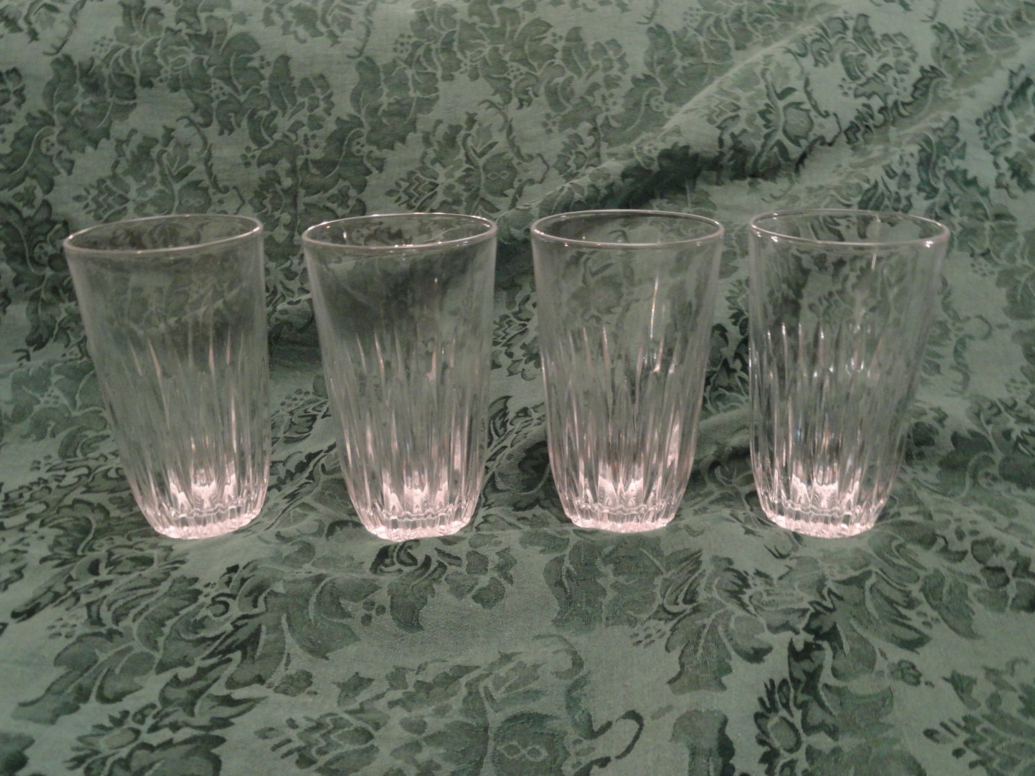 Princess House Highlights Lead Crystal Tumbler Glasses New