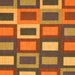 Contemporary Orange Fabric, Designer Fabric, Fabric by the Yard