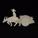 Vintage MOP oxcart Brooch