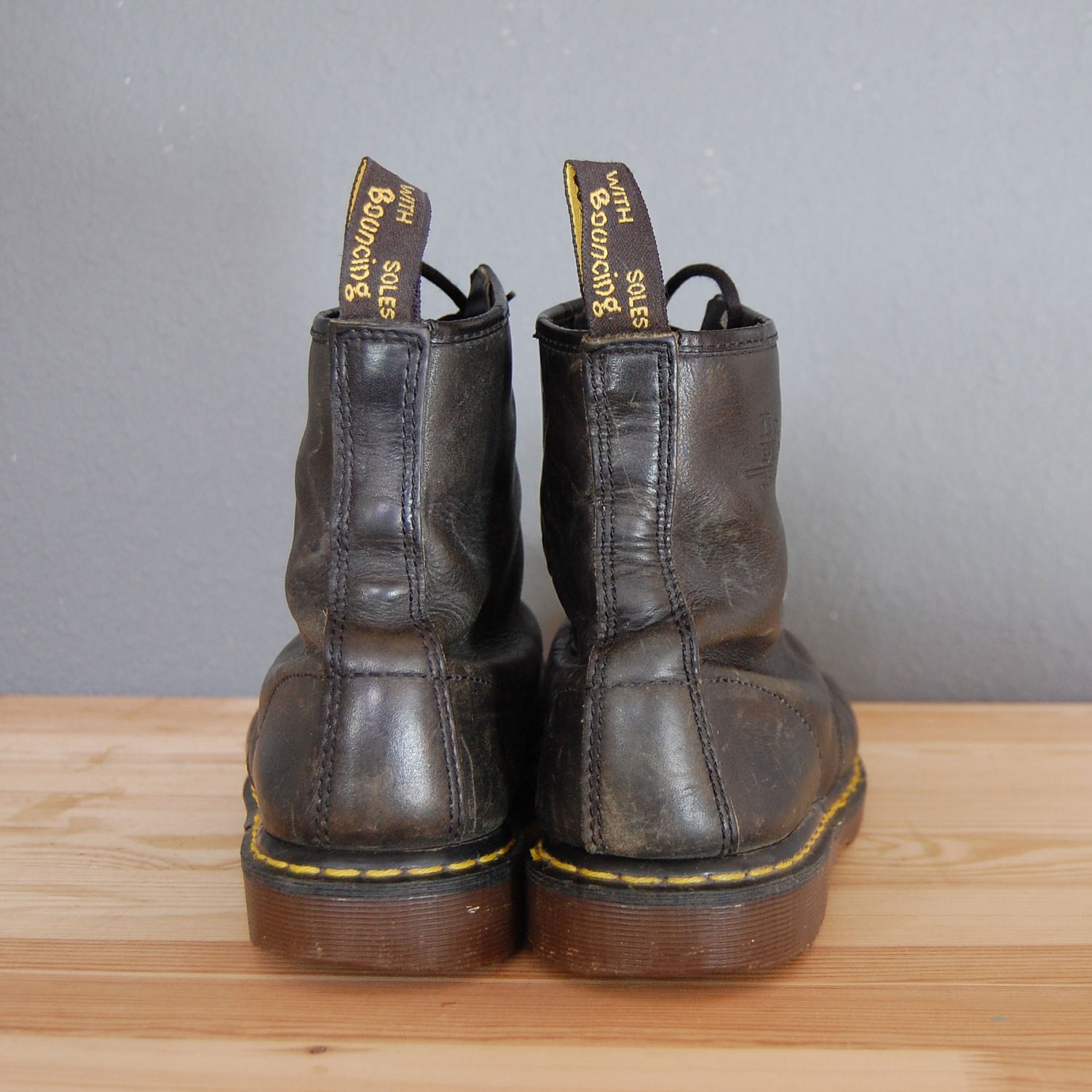 Vintage Doc Marten Boots Black Boots Size 12