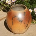 Horsehair Raku Vase - hand thrown stoneware pottery