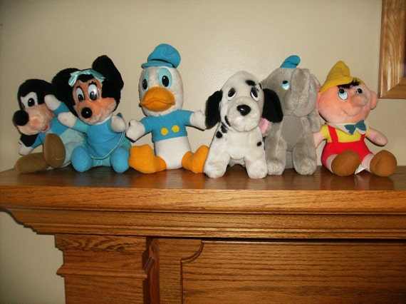 stuffed disney characters