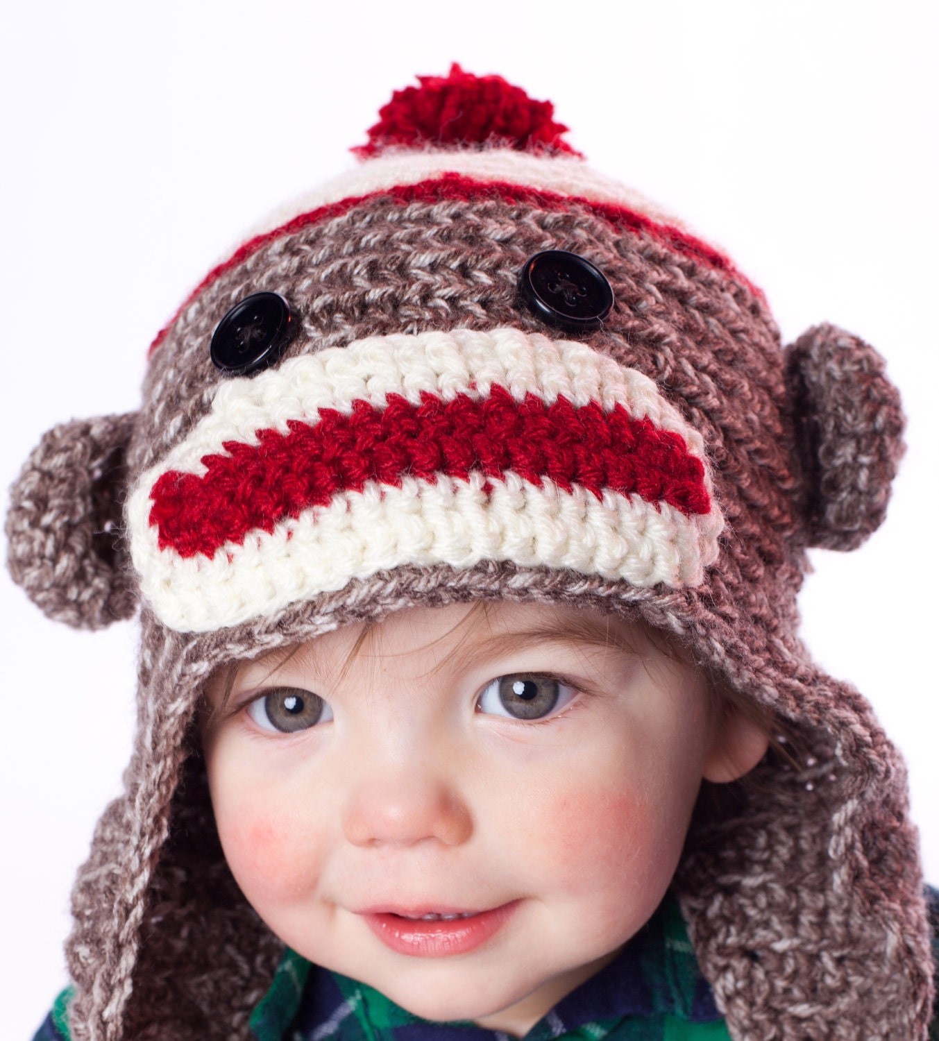 Sock Monkey Beanie
