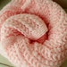 Pink Sherbet Extra Soft Baby Girl Afghan- READY TO SHIP