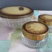Vintage Glass Vanity Jars, Set of Three