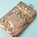 Antique Edwardian / Art Nouveau silver plated/ chatelaine notebook