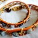22% OFF(WAS US60),Mens Leather Necklace ,Gemstone Leather Necklace,Leather Wrap Jewelry,Mens Beach Necklace