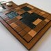 Leather Creeper Minecraft Keychain