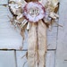 Handmade shabby chic heart wall hanging muslin ooak Anita Spero