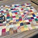 Patchwork quilt antique/ vintage fabric every piece is different(most of them)