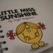 Little Miss Sunshine Recycled Notepad