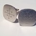 Vintage Silvertone Cross Pattern Cufflinks
