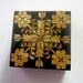 Vintage Keepsake Trinket Box Black Gold Design
