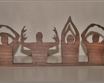 O-H-I-O Ohio State Handmade Wooden Silhouette