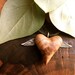 wooden heart necklace pendant wood jewelry valentines day