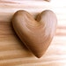 Wooden heart, Woodworking, Lucky Charm, Cedar Wood, heart carving, wood, pine cone rose, wood carving