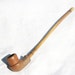 handmade clay Cossack tobacco pipe