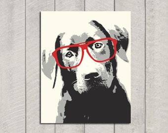 Lab Art Print - Modern Dog Art