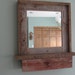 RESERVED for SARAH --- Mirror (with pull out drawer)