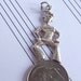 Vintage English Sterling Silver Popeye or Cracker Jacks Man Charm Bracelet charm pendant