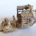 Opening Charm vintage sterling silver Church charm Pendant bracelet charm
