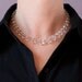 RESERVED Vintage Crystal Choker Necklace