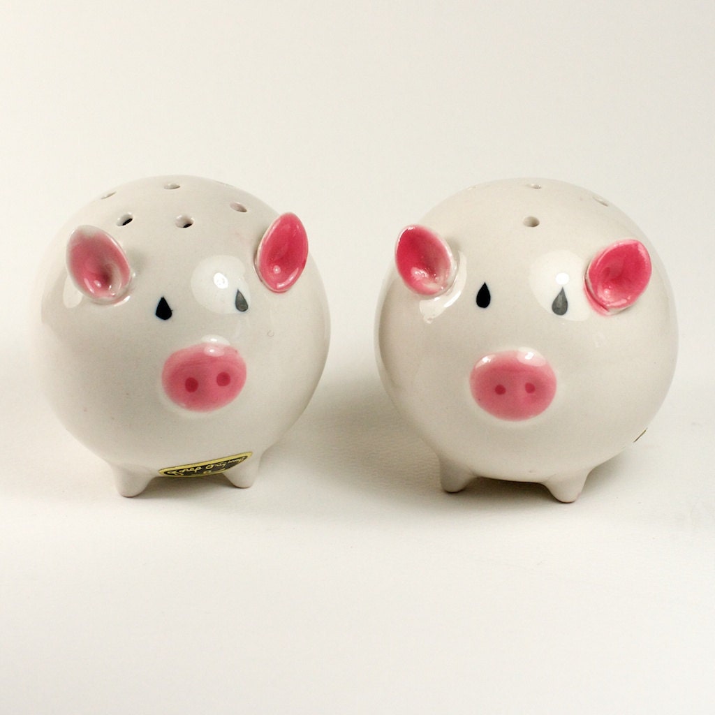 Pig Salt and Pepper Shakers