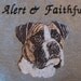 Embroidered "Boxer" Hoodie Sweatshirt