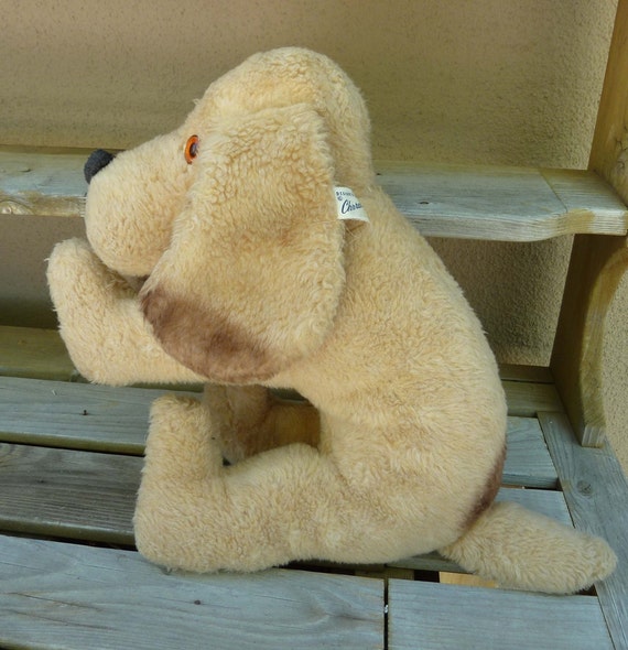 vintage stuffed dog