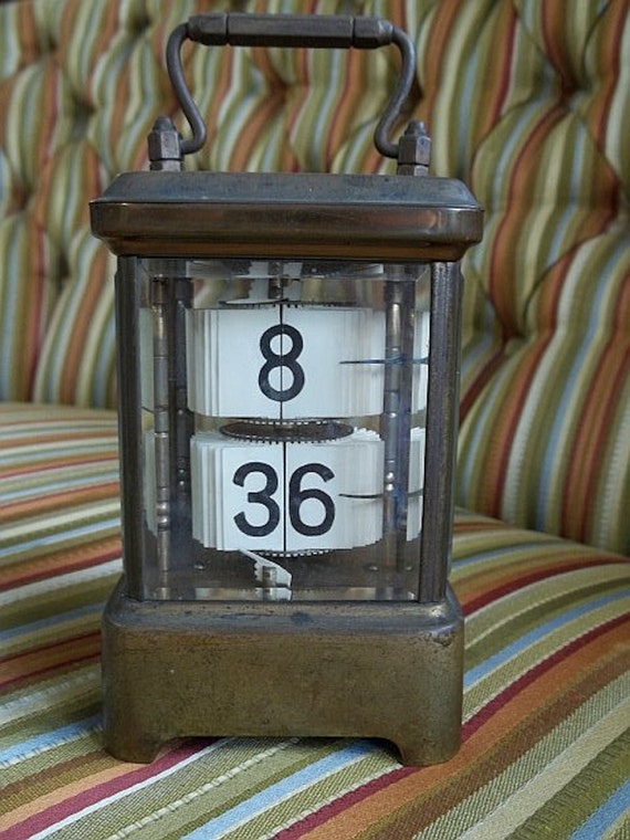 Incredibly Rare 1902 ANSONIA PLATO CLOCK Brass Carriage