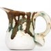 Colormelt Porcelain Creamer in Amazing Shades of Golden Brown and Green READY TO SHIP