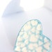 Porcelain Cocktail Ring Hearts Adjustable band in Pastel Blue Spring summer fashion READY TO SHIP