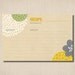 Bridal Shower Recipe Cards - Modern flower Design