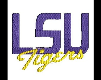 LSU Tigers, LSU Embroidery Design (22) Instant Download