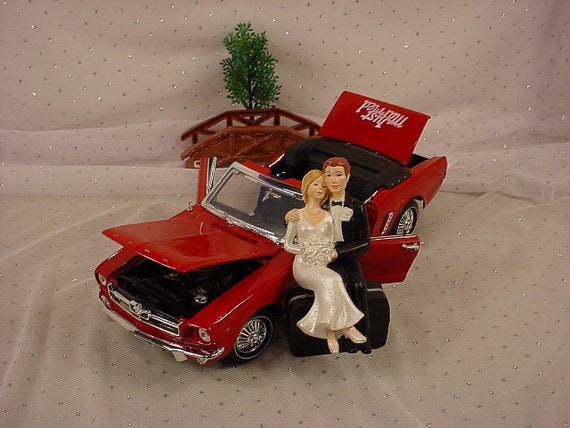 Ford truck wedding cake topper