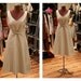1990s Does 1950s Party Dress Cocktail Dress Tea Dress with Tie-Front Detail