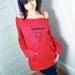Customizable Oversized Sweater - Choose Your Print - Organic Eco Vegan Positive - ReLove Plan.et - S-L