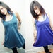 CUSTOM Tunic Dress - CHOOSE Your Print - Organic Eco Vegan Veg Tank or Racer Back Shirt - ReLove Plan.et - S-L