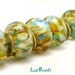 SRA Handcrafted Artisan Lampwork Bead Set - RIVIERA